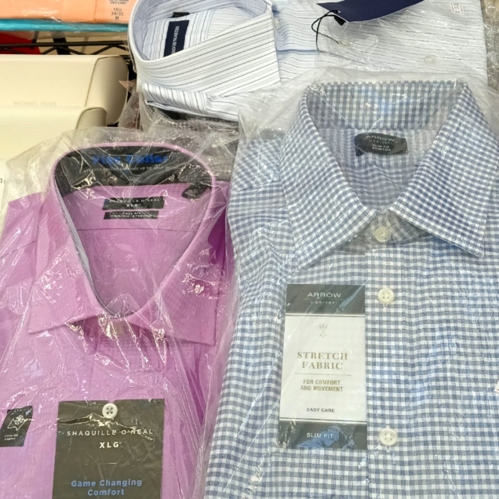 Lot of 6 Designer Brand Men's Shirt